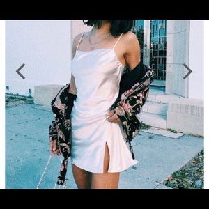 ⚠️ Sasha Slip Mini Dress // Nude